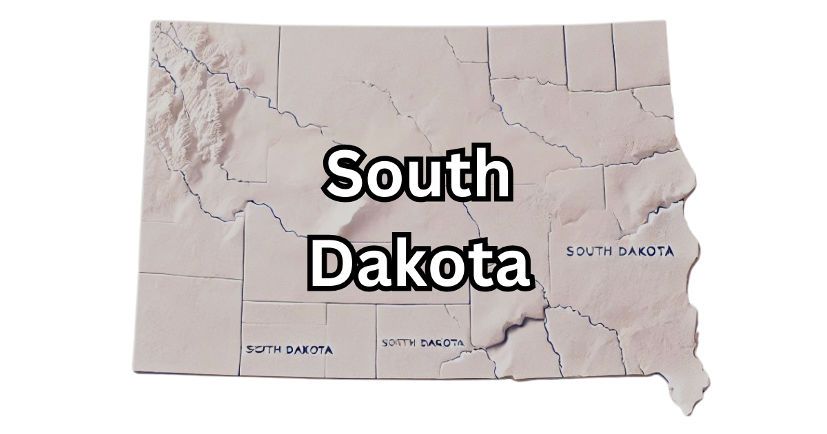 South Dakota Map